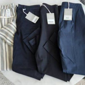 NWT Lot of 4 pants from Marine Layer and Everlane, sizes S/2/4
